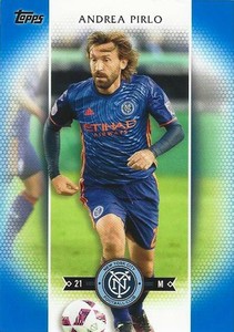 2017 Topps Major League Soccer Common Card Blue Parallel #'d to /99 (1-100) 