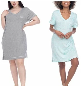 Honeydew Womens Super SOFT STRETCH Jersey 2 Pack Sleeping Shirt Comfort 1394817 - Picture 1 of 1