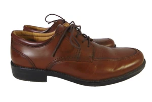 Chaps Ralph Lauren Shoes Mens 11 Vintage Leather Oxford Dress Brown Laces New - Picture 1 of 14