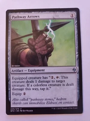 MTG Magic The Gathering Card Pathway Arrows Artifact Equipment Battle Zendikar  - Image 1 of 2