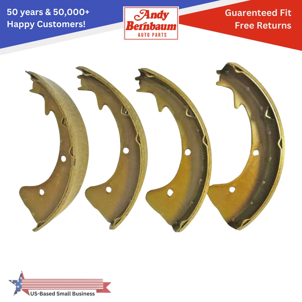 For 1959-1961 DeSoto Adventurer Front/Rear Wheel Brake Shoes Set Of Four - Image 1 of 4