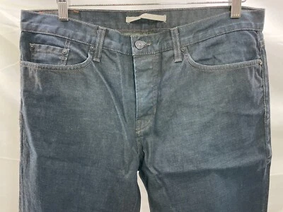36 x 34 VINCE 5 Pocket Button Fly Dark Clean Denim Jeans - Image 1 of 4