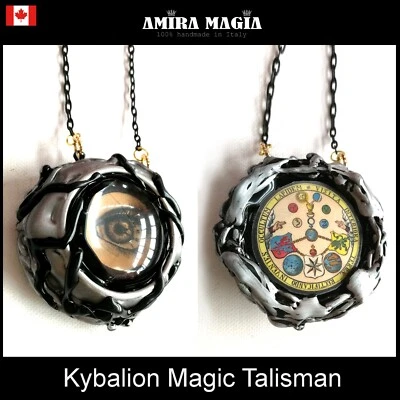 Magic Eye Protection Talisman Necklace Jewelry Amulet Pendant Kybalion Vitriol - Image 1 of 4