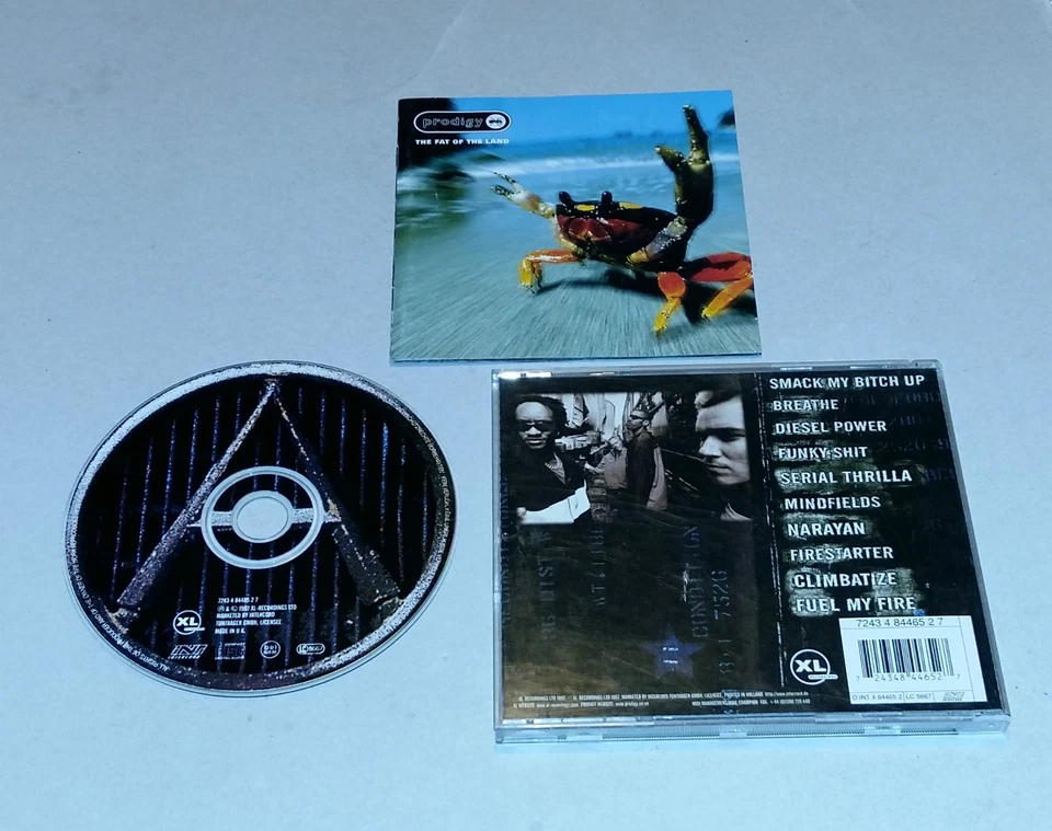 CD  Prodigy The Fat of the Land 10.Tracks 1997 Smack my Bitch Up, Firestarter .. - Bild 1 von 1