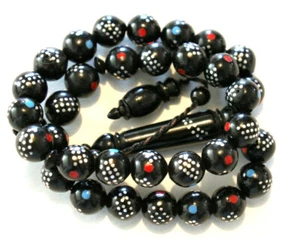 Neu Sammlerstück Ägyptischer Kuka Tasbih, Rosenkranz, Gebetsperlen, Masbaha📿 - Bild 1 von 9