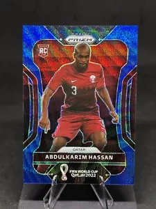 Abdelkarim Hassan 2022 Prizm World Cup #184 Blue Wave/199 Qatar Rookie RC - Imagen 1 de 2