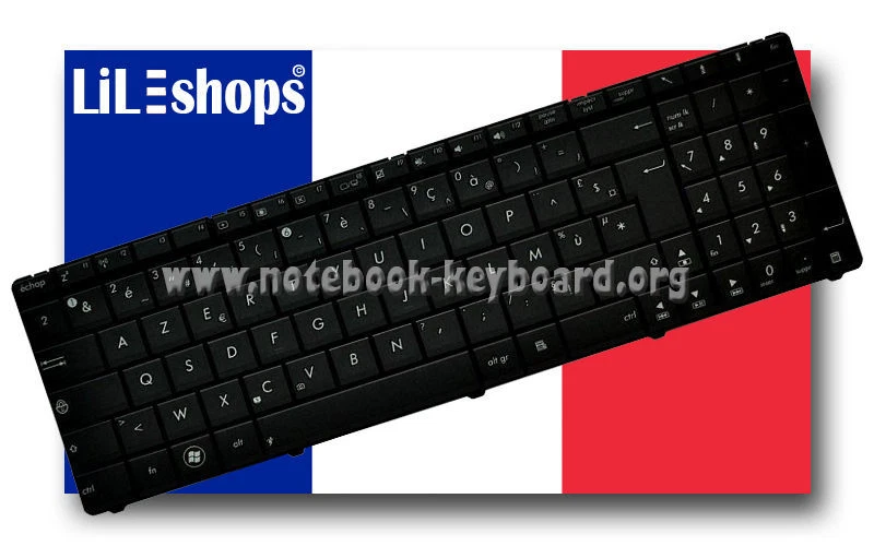 Clavier Français Original Pour Asus 04GNZX1KFR00-2 AENJ2F00010 Neuf