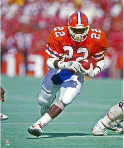 Emmitt Smith Florida Gators Unsigned Running Photograph Cover