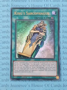 King's Sarcophagus AGOV-EN058 Ultra Rare Yu-Gi-Oh Card 1st Edition New