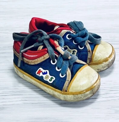 Stride Rite Keds Baby первый кроссовки винтажный 1980-х синий размер 4 ребенка ясельного возраста 1 обувь - Изображение 1 из 4