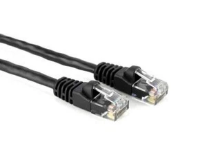 Cable de conexión Ethernet CAT6 de 15 pies negro RJ45 550Mhz UTP 4,5M - Imagen 1 de 1