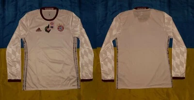 ● NWT BAYERN MUNICH 2016 WHITE SHIRT ADIDAS ADIZERO SIZE MEN'S ADULT 8 (L) №3 ● - Image 1 of 4