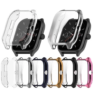 Watch Protective Case Full Wrap TPU Plated Case Accessory for HUAMI Amazfit GTS4 - Picture 1 of 19