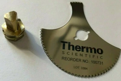 THERMO SCIENTIFIC Lipshaw Thermo Large Sectioned 2.5 inch Blade with Universal Brass Arbor, New
