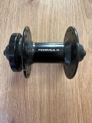 Retro Used Formula Black Front Hub 100mm for Disc Brake, 32H - Good Condition - Image 1 of 4