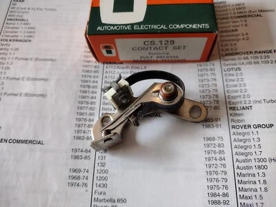 PUNTOS DE ENCENDIDO DE CONTACTO - SE ADAPTA A: - FIAT 124 & SPORT & SPIDER / 125 130 131 132 Foto 1 de 4