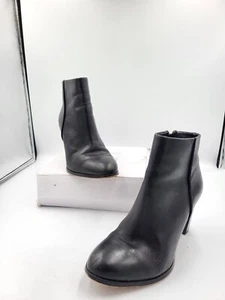 Botines Clarks para mujer de cuero con cremallera de tacón negro 3,5 - Imagen 1 de 7