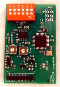 FTS-32D/FTE-36 compatible CTCSS encoder/decoder for Yaesu FT-726 - Imagen 1 de 3