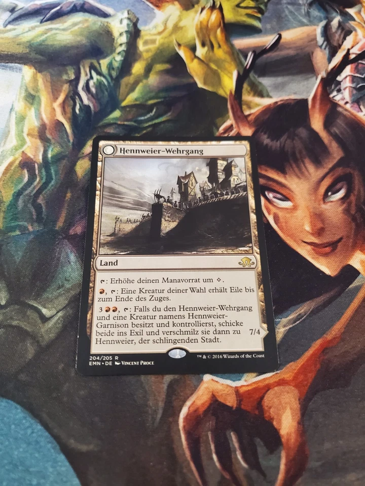 MTG Hanwier Battlements Eldrich Moon Magic The Gathering German - Image 1 of 1