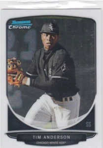 Tim Anderson 2013 Bowman Cromato Rookie R/C Bianco Sox Nuovo Nuovo-Mt - Foto 1 di 1