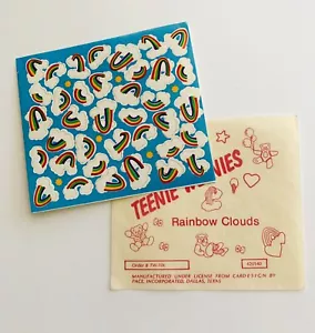 Vintage 80er Sticker CARDESIGN TEENIE WEENIES Regenbogen Sticker Mod RAR RARITÄT LESEN - Bild 1 von 3