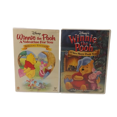 Winnie The Pooh (2) DVD Movie Assorted Bundle Lot Disney Animation Children Kids - Image 1 of 4