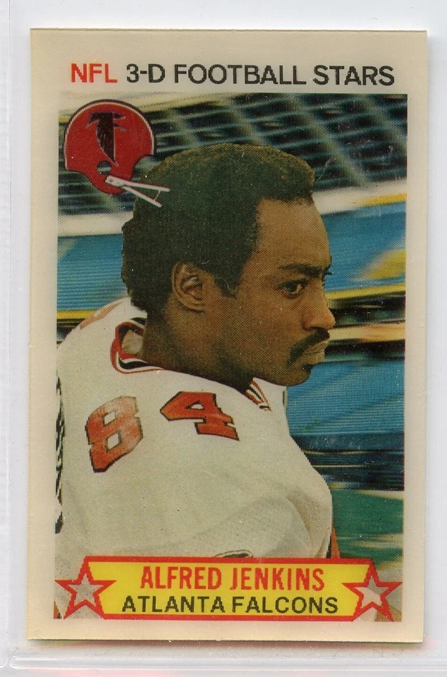 1980 Stop 'N' Go 3-D Football - #22 - Alfred Jenkins - Atlanta Falcons - Image 1 of 1