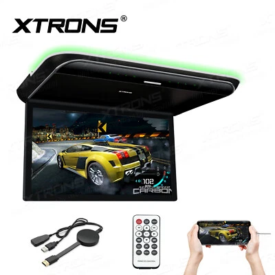 19.5" Large Car Roof Monitor Ceiling Overhead 1080P HDMI+Airplay Miracast Dongle - Image 1 of 4
