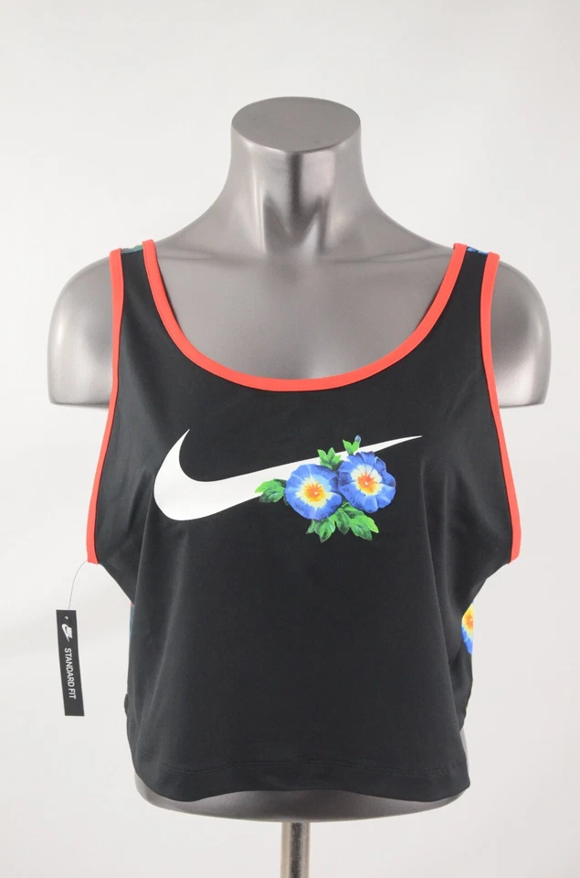 Women's Nike Size XL HYPER Femme Cropped Tropical Tank Top Cj5005 010