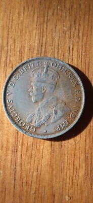 Australia 1928 large cent VF-XF - Image 1 of 2