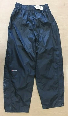 Pantalones negros genuinos Berghaus mal tiempo talla grande Reino Unido #3 Foto 1 de 4