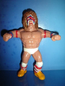 THE ULTIMATE WARRIOR FIGURE HASBRO CUSTOM WWF WWE WRESTLING RARE WCW COLLECTIBLE - Picture 1 of 3