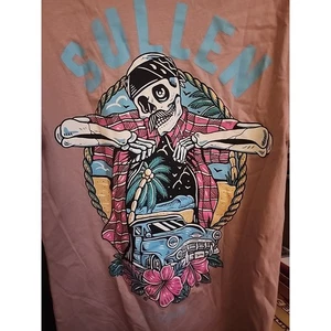 T-shirt Sullen uomo Island Life premium manica corta piccola nuova con etichetta nuova A122 bella - Foto 1 di 5