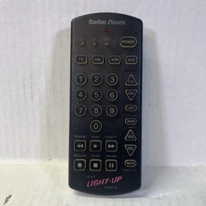 Genuine Radio Shack 15-1911A Remote 4 in 1Light-Up Remote Control Tested - Picture 1 of 7