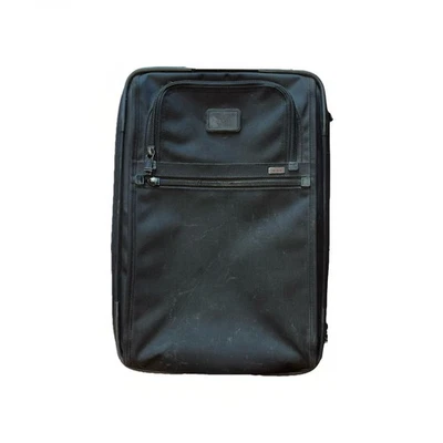 Tumi Alpha 22” Rolling Carry-On Expandable Suitcase Ballistic Nylon Black 2279D3 - Image 1 of 4