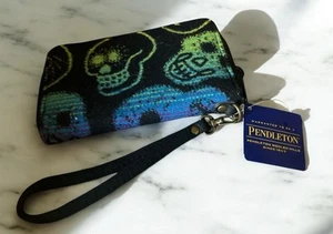 Pendleton Wristlet Wallet Dia de los Muertos / Sugar Skull Clutch New Tag HTF - Picture 1 of 10