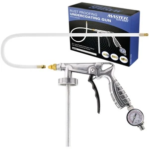 Master Elite Air Rust Proofing and Undercoating Gun with Gauge - 22" Long Fle... - Picture 1 of 6