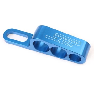 Motor Drei Löcher Universal Halterung Aluminium Ölleitungsständer für Yamaha R1 blau - Bild 1 von 2