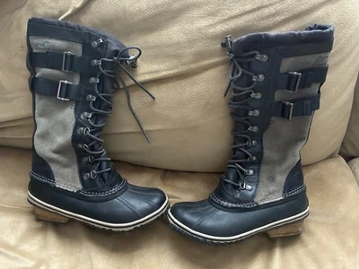 Botas altas de invierno Sorel Conquest Carly II para mujer talla 8,5 EUR 39,5 Foto 1 de 4