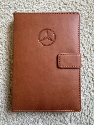 Pre-Owned Unused Mercedes Brown Faux Leather Notebook / Journal! - Image 1 of 2