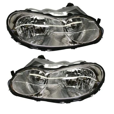 Headlights Fits 98-01 Chrysler Concorde Headlamp Pair With Performance Lens - Image 1 of 4