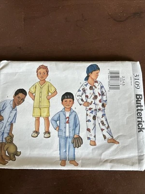 butterick patterns 3109 Boys Top,shorts, Pants Sz 2-3-4-5 - Image 1 of 3