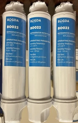 Bogda Water Filter Replacement Frigidaire BO022 3  Pack - Image 1 of 3
