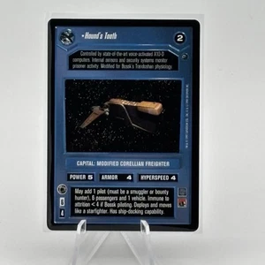 Star Wars CCG Hound's Tooth Near-Mint/NM - Dagobah 1997 - Picture 1 of 2