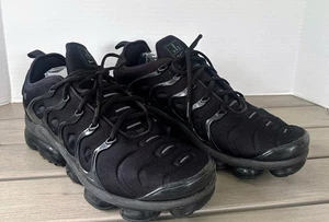 Nike Air Max Vapormax Plus Triple Black All Blackout 924453-004 Mens Size 13 - Picture 1 of 8