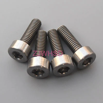 4pcs M3 x 10 Ti tanium Screw Bolt Allen hex Socket Cap head / Aerospace Grade - Image 1 of 2
