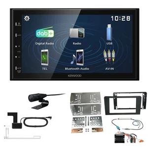 Kenwood 2DIN DAB+ Autoradio für Audi A3 2006-2012 schwarz Teilaktiv - Bild 1 von 5