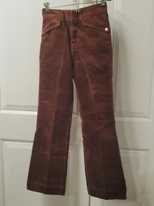 Pantalone bambino Billy The Kid vintage anni 70 taglia:14 slim marrone - Foto 1 di 10