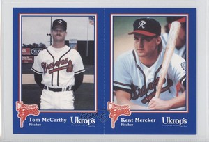 1992 Ukrop's Pepsi Richmond Braves Uncut Tom McCarthy Kent Mercker #5-6