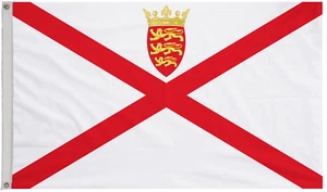 Jersey Channel Islands Polyester Flag - Choice of Sizes - Picture 1 of 3